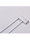 Полотенцедержатель двойной Koer AS-0109-2-01 648мм хром глянец KR6190