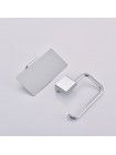 Держатель для туалетной бумаги с полкой Koer AS-0112-01 хром глянец KR6177