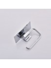 Держатель для туалетной бумаги с полкой Koer AS-0112-01 хром глянец KR6177