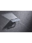 Держатель для туалетной бумаги с полкой Koer AS-0112-01 хром глянец KR6177
