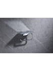 Держатель для туалетной бумаги с полкой Koer AS-0112-01 хром глянец KR6177