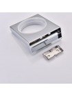 Мыльница настенная Koer AS-0102-01 стекло  хром глянец KR6161