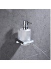 Дозатор для жидкого настенный мыла Koer AS-0104-01 стекло хром глянец KR6169