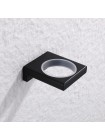 Дозатор для рідкого настінного мила настінний Koer AS-0104-05 скло чорний KR6166