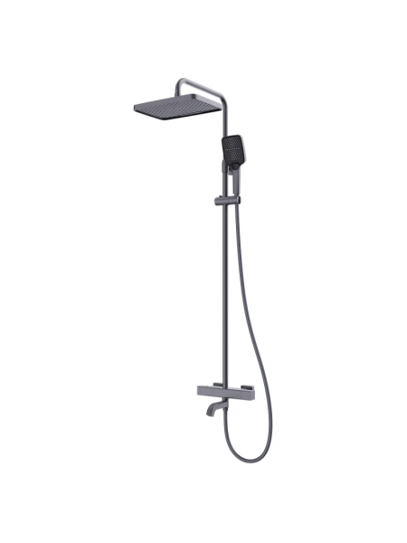 Душевая система с термостатом Koer KB-57038-07 графит KR5962 Душевая система с термостатом Koer KB-57038-07 графит KR5962