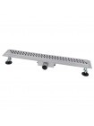 Трап для душа 40 см комбинированный затвор Brushed Nickel  ITAL IT02-FT09/400