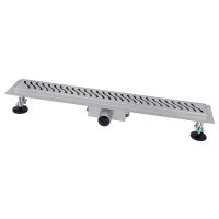 Трап для душа 50 см комбинированный затвор Brushed Nickel  ITAL IT02-FT09/500