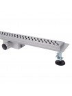 Трап для душу 50 см з комбінованим затвором Brushed Nickel ITAL IT02-FT09/500