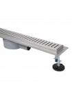 Трап для душа 90 см с поворотным сифоном Brushed Nickel  ITAL IT03-FT10/900
