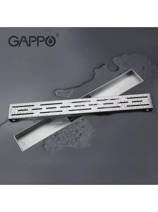 Трап для душу 70×700 мм нержавіюча сталь GAPPO G87007-1