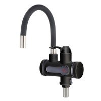 Водонагрівальника кран на кухню з гнучким гусаком Wezer SDR-G15T-Black