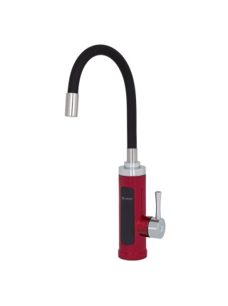 Кран водонагреватель для кухни с гибким изливом Wezer SDR-G16T-Red