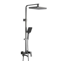 Душевая система тропический душ Frap F2476-9 графит