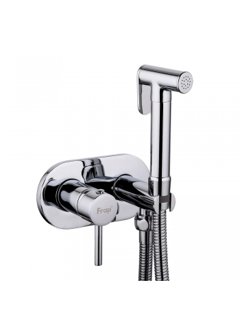 Гигиенический душ со смесителем хром Frap F7505