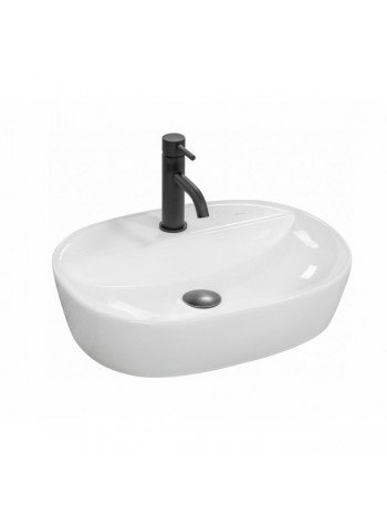 Умывальник на столешницу Rea Carina 38,5x50 white REA-U0568