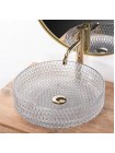 Раковина чаша в ванную Rea Cristal 40x40 transparent REA-U0284