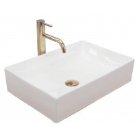 Раковина в ванную накладная Rea Inga 35x50 white REA-U1022