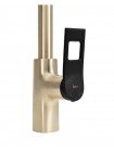 Кухонный смеситель с вытяжным изливом Rea Soul gold-black REA-B6205