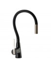 Гибкий Смеситель для кухни Rea ICON black-gold REA-B5682