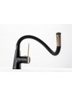 Гибкий Смеситель для кухни Rea ICON black-gold REA-B5682