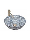 Раковина чаша у ванну Rea Vivien 42,5x42,5 blue REA-U5666