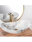Раковина в ванную накладная Rea Royal 36x62,5 granit shiny REA-U8596