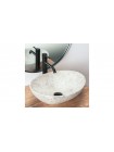 Раковина у ванну накладна Rea Sofia Light Stone 34,5x41 grey REA-U0165