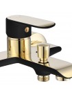 Смеситель для ванны с душем Rea Bloom black/gold REA-B9939