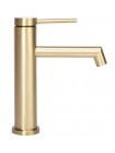 Змішувач для умивальника Rea Foss золото brushed низький REA-B5316