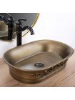 Раковина для ванной накладная Rea Wilma 38x55 rustic REA-U3305