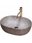 Умивальник у ванну накладний Rea Lara 35x48,5 beige REA-U9887