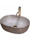 Умывальник в ванную накладной Rea Lara 35x48,5 beige REA-U9887