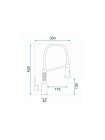 Гибкий смеситель для кухни Rea Spring хром REA-B9145