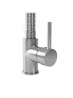 Смеситель для кухни с гибким изливом Rea Spring никель REA-B4806