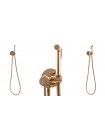 Гигиенический душ скрытого монтажа Rea Loop rose gold REA-B6523