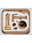 Гигиенический душ скрытого монтажа Rea Loop rose gold REA-B6523