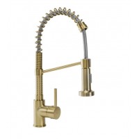 Гибкий кран на кухню Rea Spring золото REA-B4805