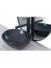 Умывальник на столешницу Rea Sofia 34,5x40,9 black REA-U0333
