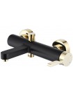 Смеситель для ванны с душем Rea Polo black/gold REA-B9979