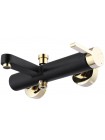 Смеситель для ванны с душем Rea Polo black/gold REA-B9979