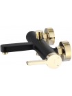 Смеситель для ванны с душем Rea Polo black/gold REA-B9979