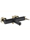 Смеситель для ванны с душем Rea Polo black/gold REA-B9979