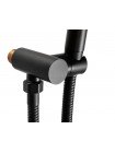 Душова система тропічний душ прихованого монтажу Rea Lungo black REA-P6713
