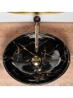 Раковина у ванну накладна Rea Sofia 41x34,5 black marble shiny REA-U5611