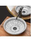 Раковина в ванную накладная Rea Arte 40x40 dark grey REA-U8002