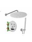 Душевая система тропический душ скрытого монтажа Rea Lungo chrome REA-P6715