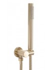 Душевая система с тропическим душем Rea Lungo Gold Маt + box REA-P4160
