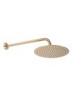 Душевая система с тропическим душем Rea Lungo Gold Маt + box REA-P4160