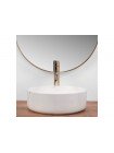 Раковина в ванную накладная Rea Sami 36x36 marble REA-U5685