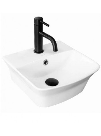 Раковина у ванну накладна Rea Selma 35x34 white REA-U9667